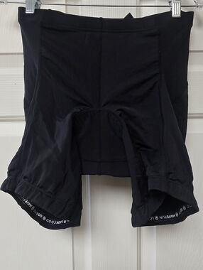 Canari Cycling‎ Shorts Womens Large Black Padded Shorts Cotton Spandex Biker.